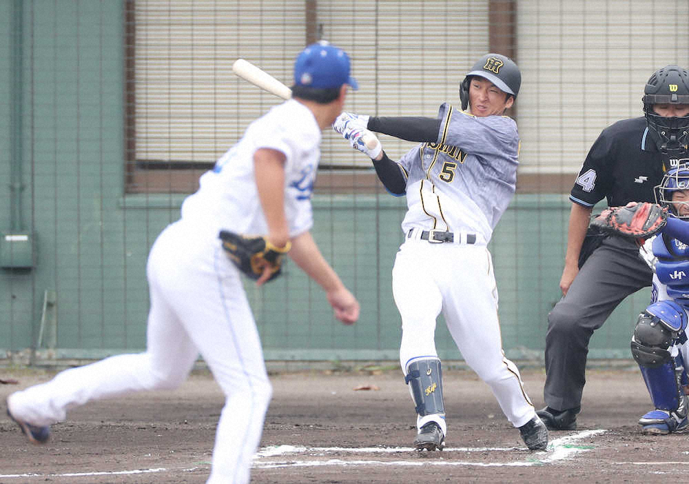 【画像・写真】阪神・近本&糸原で大野雄は怖くない！今季も1、2番の大本命コンビ　天敵から速攻劇見せた