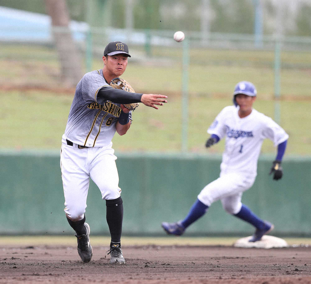 【画像・写真】阪神ドラ1佐藤輝　今度は守備でも魅せた　メジャー級プレーで「内野なら三塁」方針固まる