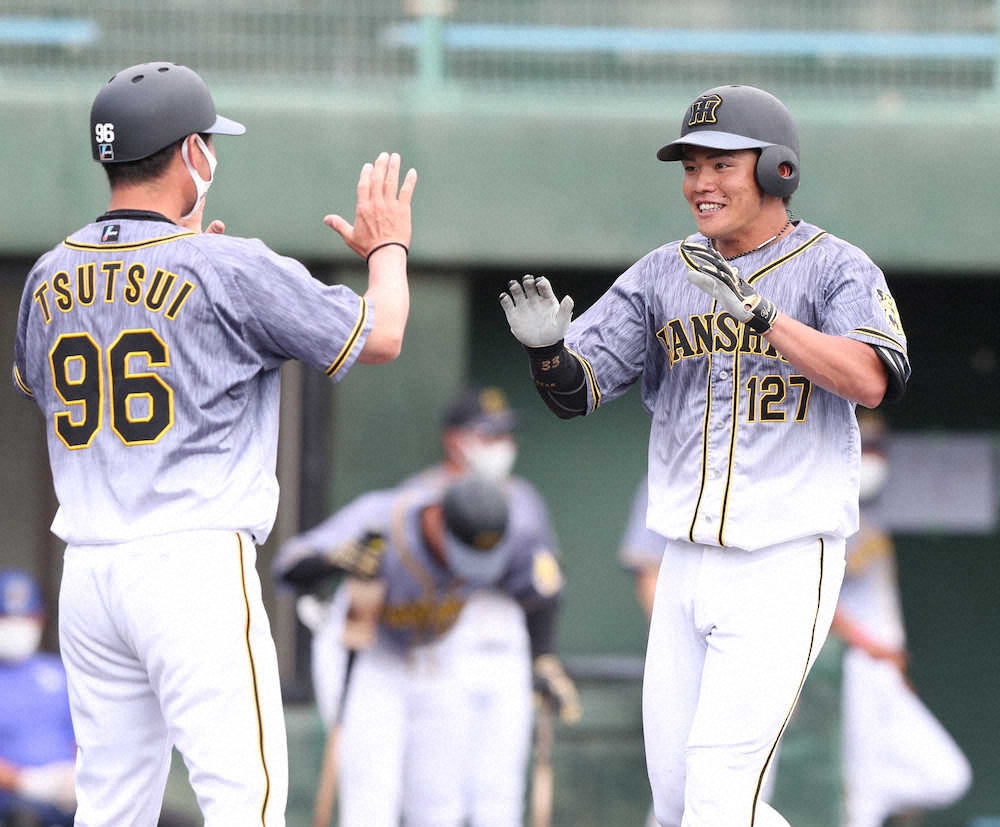 【画像・写真】阪神・小野寺　支配下へアピール弾　今春2発目に矢野監督も「素晴らしい」