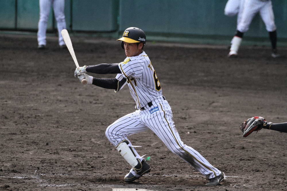 【画像・写真】阪神ドラ7高寺　2軍戦でプロ初マルチ＆5試合連続安打も自己採点は「50点」