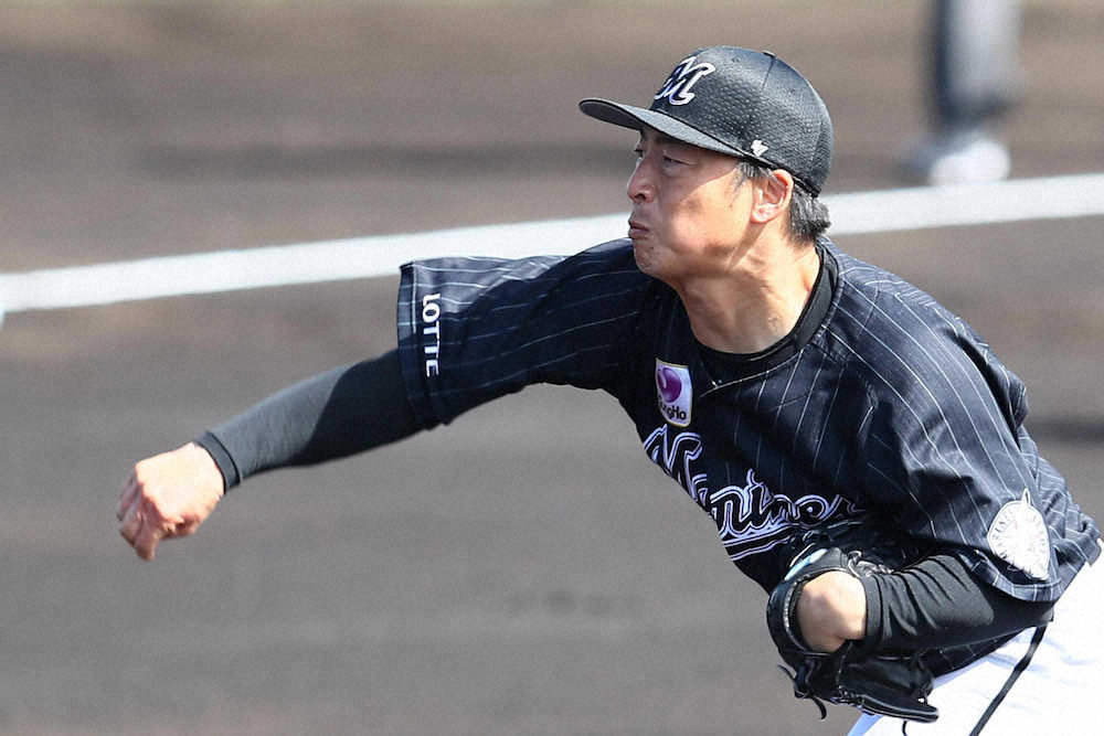 【画像・写真】ロッテ・美馬　開幕投手候補が今季初登板2回1失点も「いいスタート」