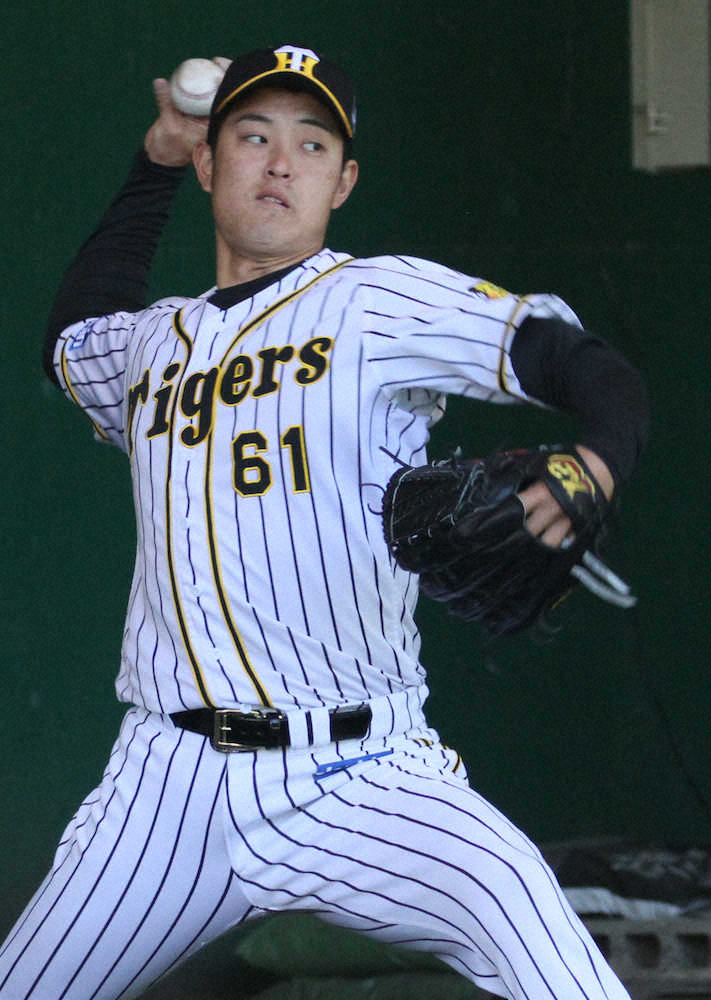 【画像・写真】“新たな武器”を磨く阪神・望月　直球に近いカットボールに手応え