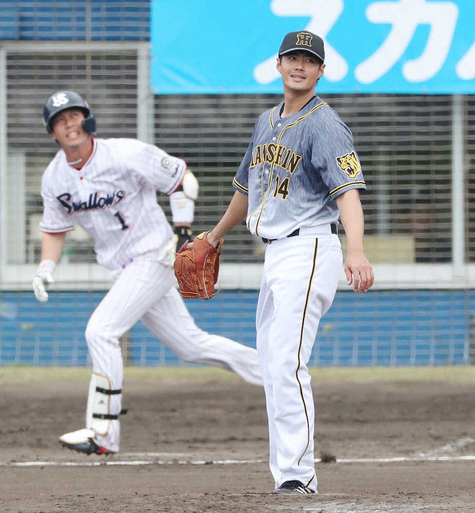 【画像・写真】阪神・チェン　開幕カードの相手ヤクルト・山田に被弾も2回1失点で開幕ローテ照準