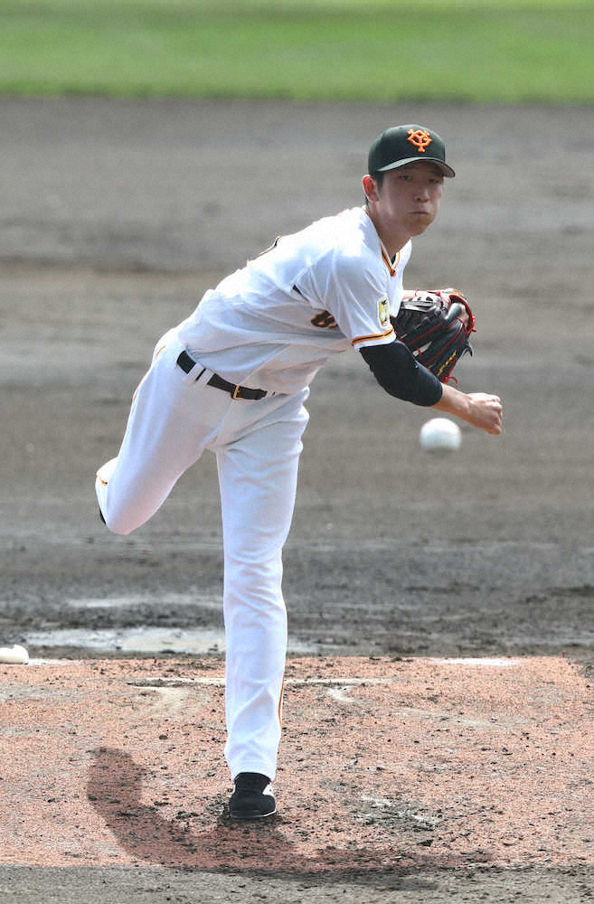 【画像・写真】巨人・戸郷　ツーシームに手応え「初実戦にしてはよかった」　3回2安打無失点