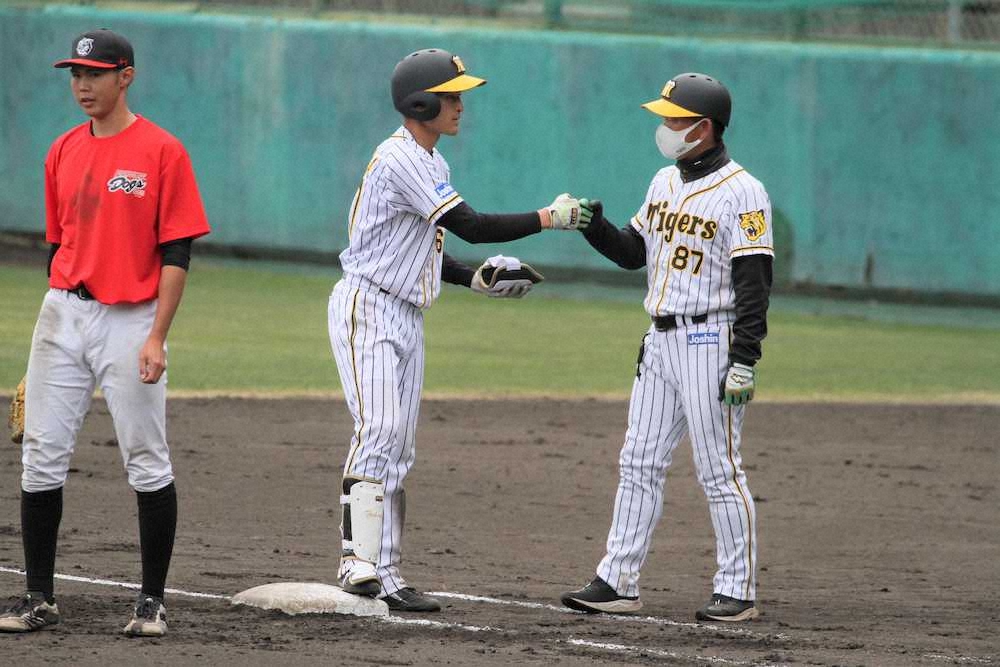 【画像・写真】“やるやん”阪神ドラ7高寺　今春出場の2軍戦全6試合で安打！