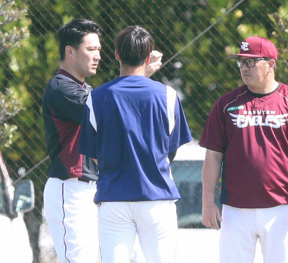 【画像・写真】中日・木下雄“大感激”　面識ないマー君が、なんと直接指導　スプリットも直球も全て聞いちゃった！