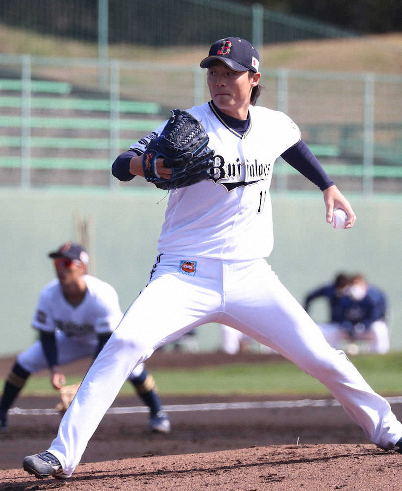 【画像・写真】オリックス・山崎福「しっかり開幕ローテに入れるように」　3・31ソフトバンク戦へアピール