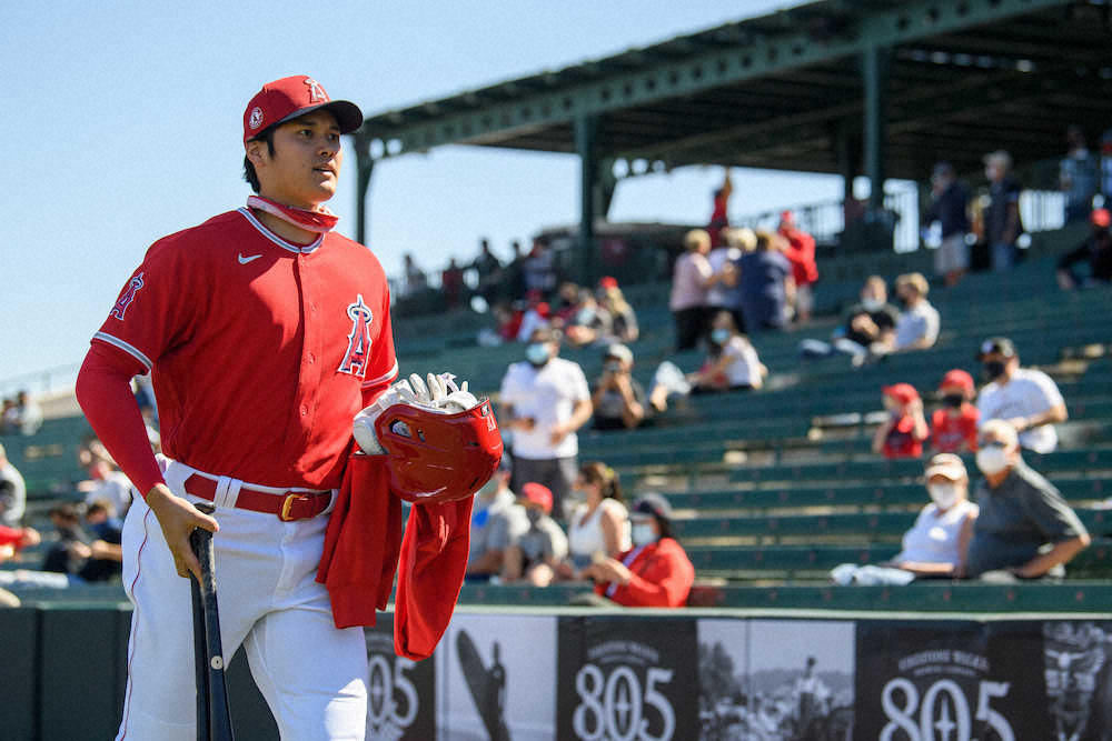 【画像・写真】エンゼルス・大谷　オープン戦初登板は3・6アスレチックス戦