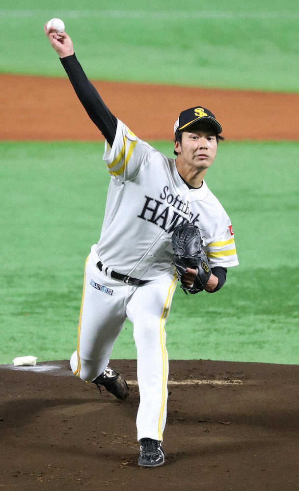 【画像・写真】ソフトB・武田　4回無失点、ローテ合格点だ！二保はピンチ…「結果がすべて」