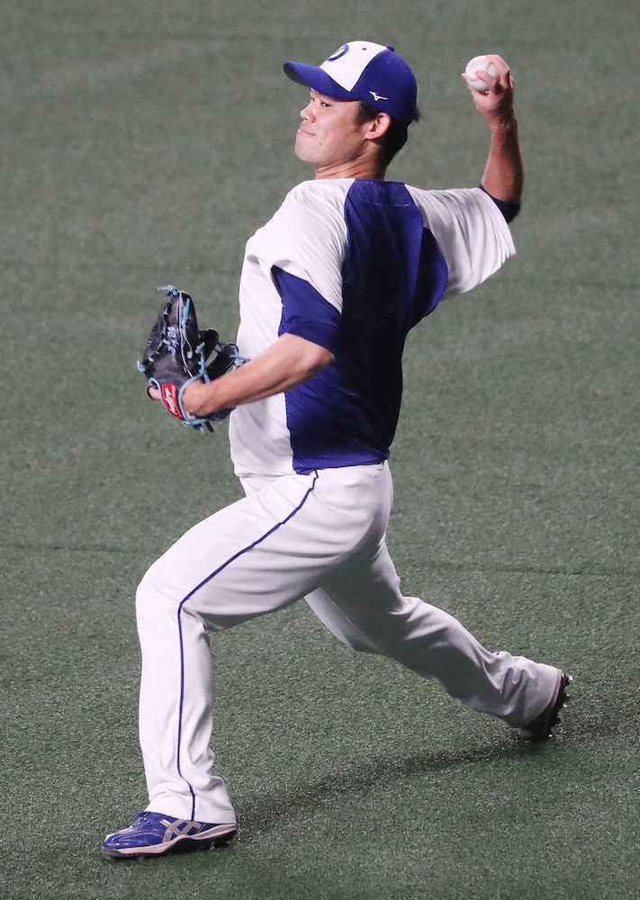【画像・写真】開幕投手決定の中日・福谷　“スポーツマンシップ”で大瀬良にエール「お互い良い投球ができれば」