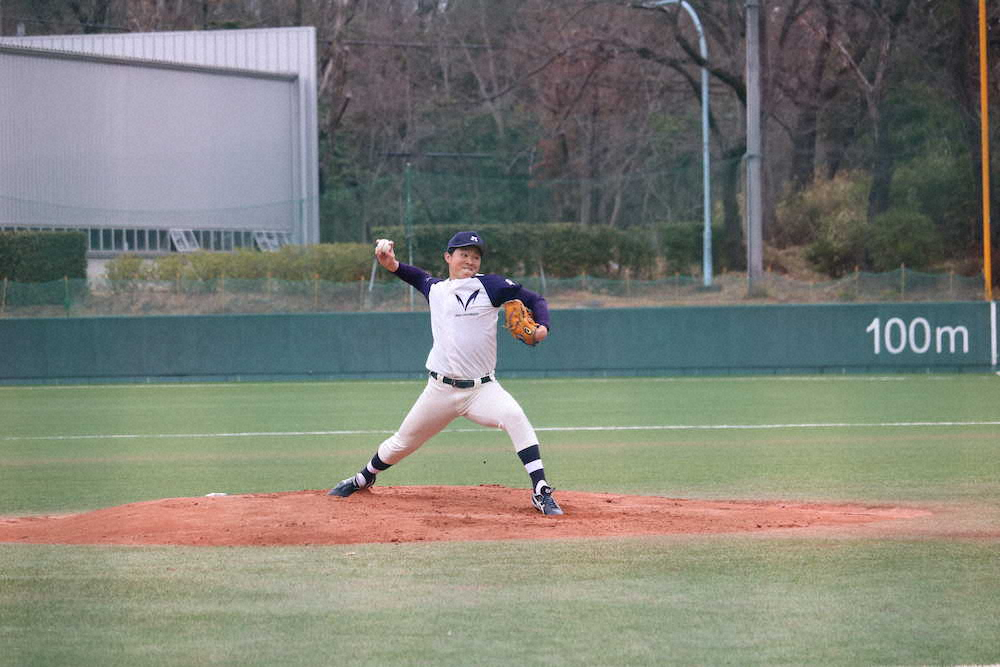 【画像・写真】明大・竹田　今季初登板で4回1失点　四球から適時打許し反省「次に生かしたい」