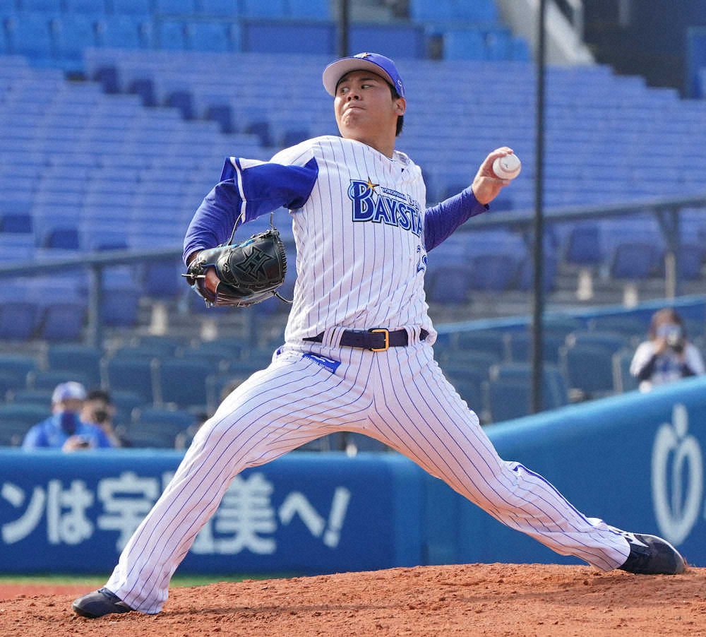 【画像・写真】DeNA・浜口、4回1失点　開幕投手へ一歩前進「自分のスタイル確立できてる」