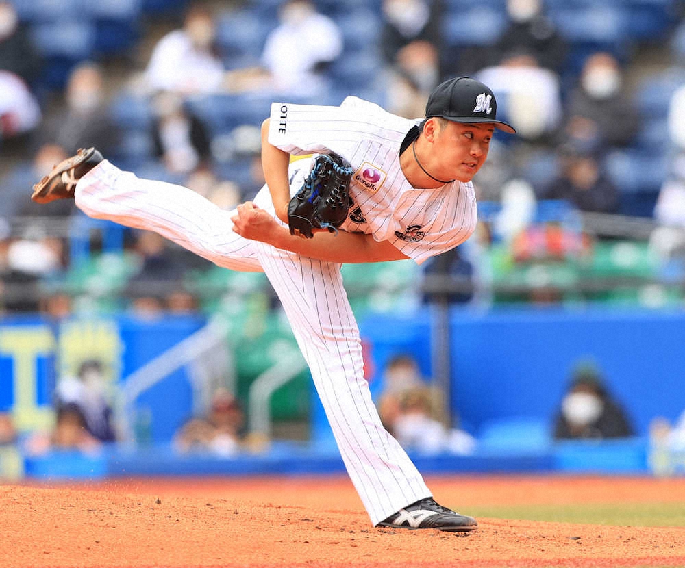 【画像・写真】ロッテ　ドラ1鈴木、本拠地初登板は4回2失点「いいところも、悪いとこも出た」