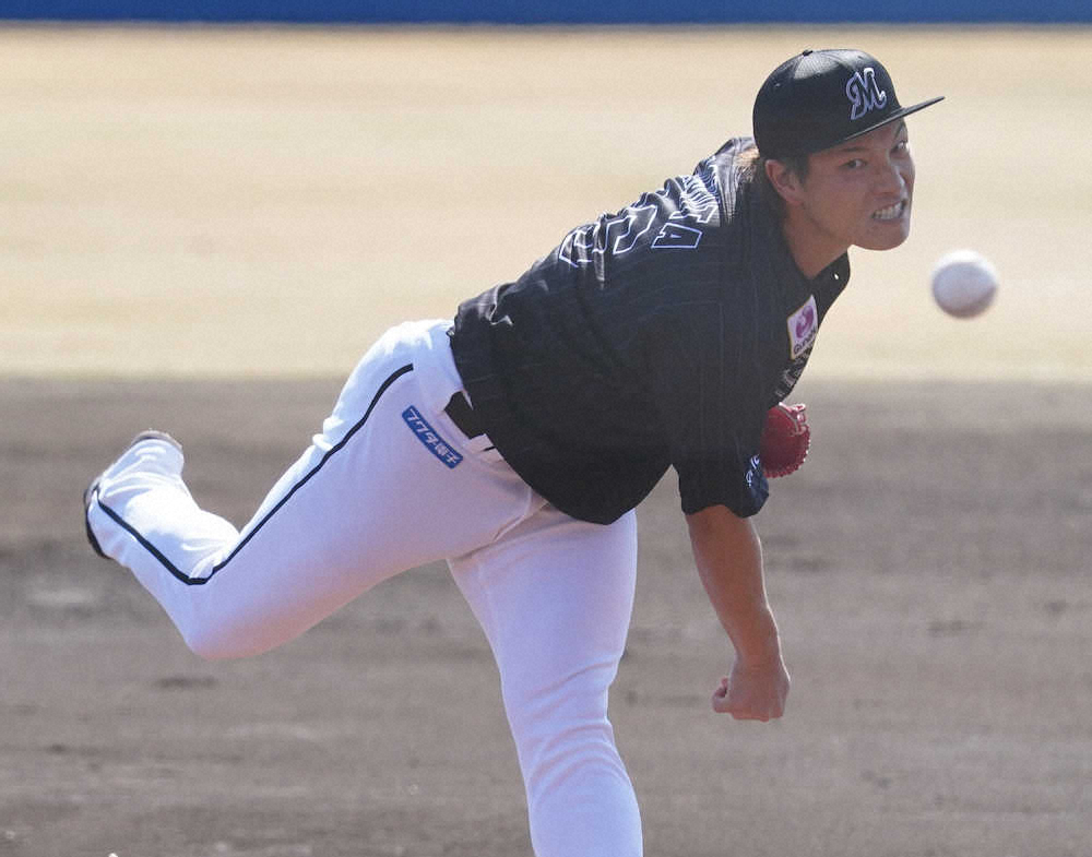 【画像・写真】先発ローテ入りへ前進　ロッテ・岩下が4回無失点の好投