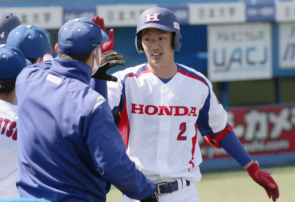 【画像・写真】Honda鈴鹿、11得点猛攻で意地の初勝利　4年目・河津が都市対抗での躍進誓う