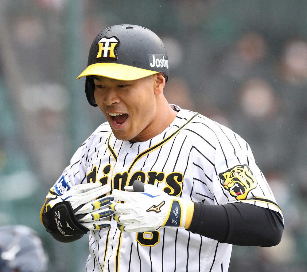 【画像・写真】阪神・佐藤輝　またまた開幕投手撃ち！3号はオープン戦キング！夢ふくらむ球団新人初の開幕戦アーチ