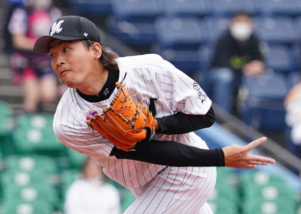 【画像・写真】ロッテ・二木　快投5回4安打無失点　開幕へ調整最終段階