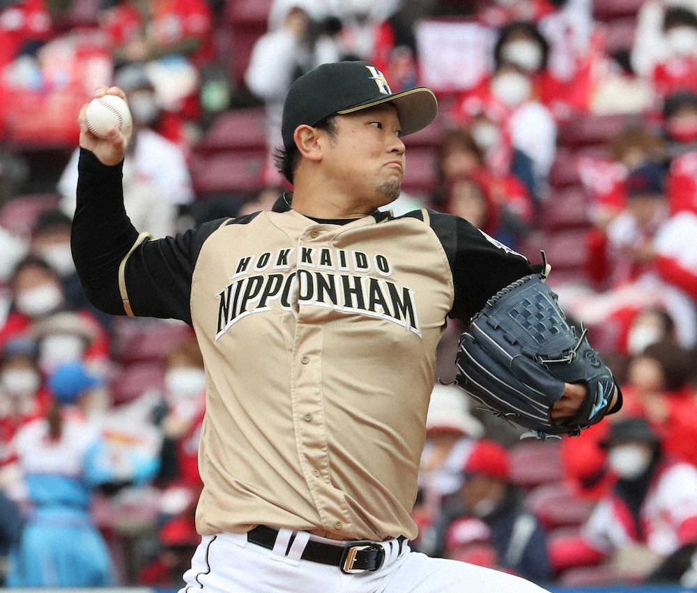 日本ハム 池田 開幕ローテ有力 移籍初先発で3回無失点 スポニチ Sponichi Annex 野球