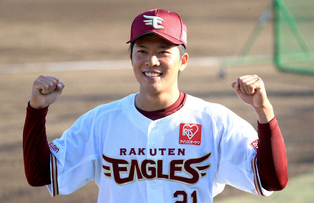 【画像・写真】楽天ドラ1早川、4回1安打零封を語る　「田中将さんがいいリズムで自分にバトンを渡してくれた」