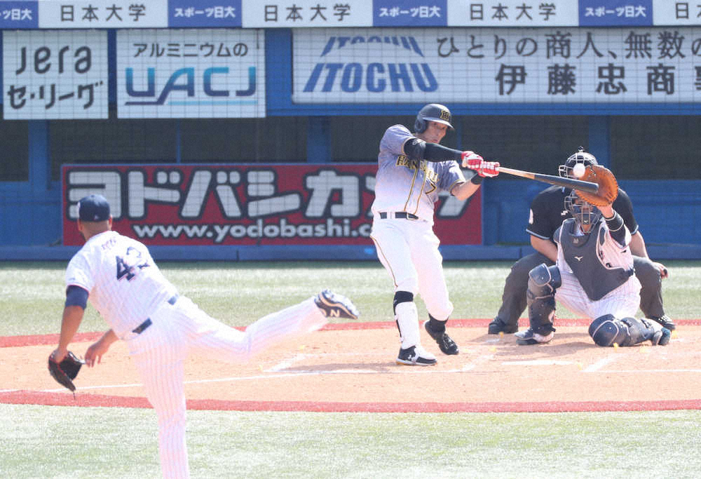 【画像・写真】【内田雅也の追球】「ノースリー」快打の価値　緊張感と集中力を高めた糸井の二塁打、佐藤輝の本塁打