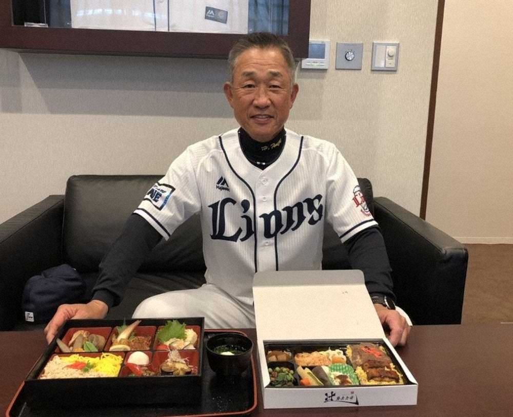 【画像・写真】西武　「辻発彦御膳」「辻発彦弁当」26日発売　神田川俊郎氏が監修