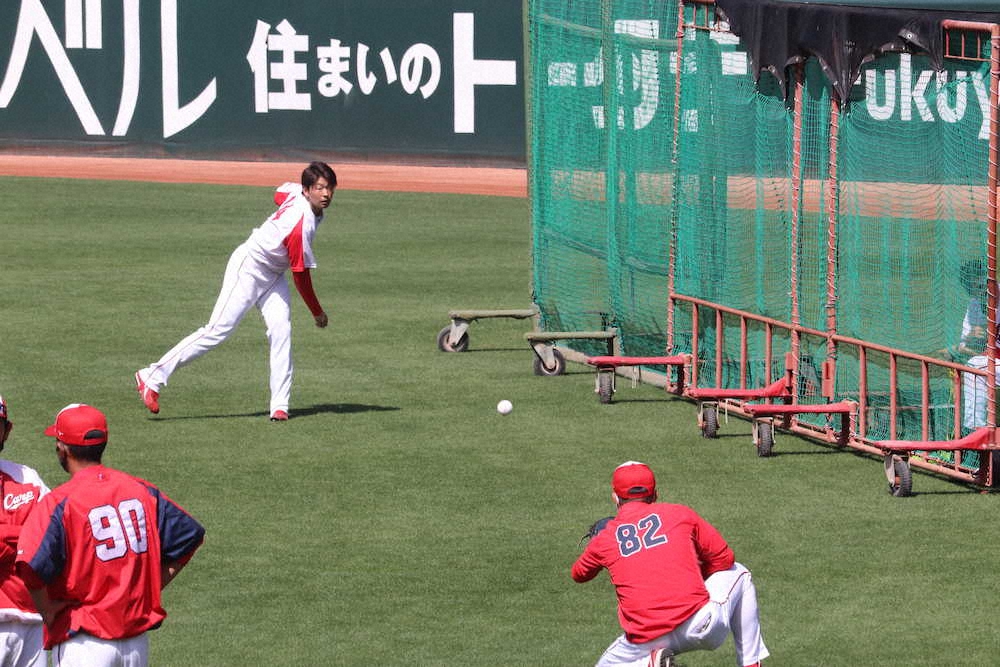 【画像・写真】広島・大瀬良「順調すぎるくらいで怖い」　19日ソフトB戦で開幕へ最終チェック