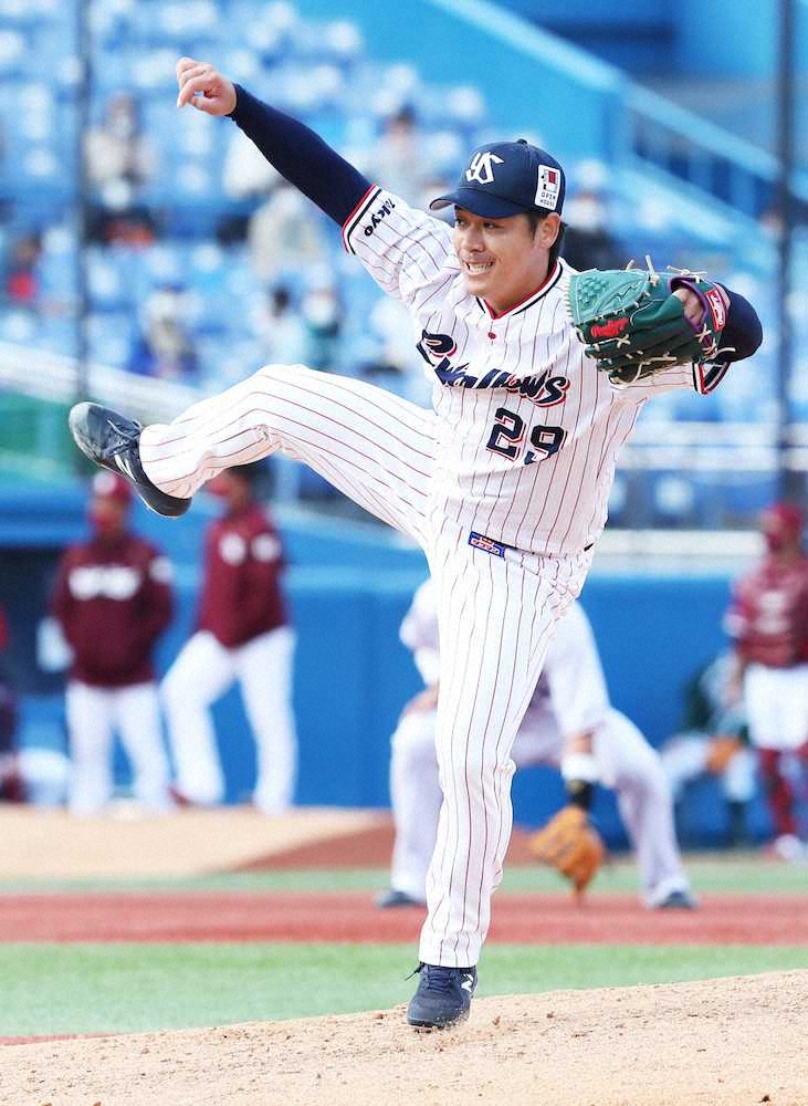 【画像・写真】ヤクルト開幕投手の小川の最終調整登板は6回途中3失点　「緩急をうまく使えたことはよかった」　