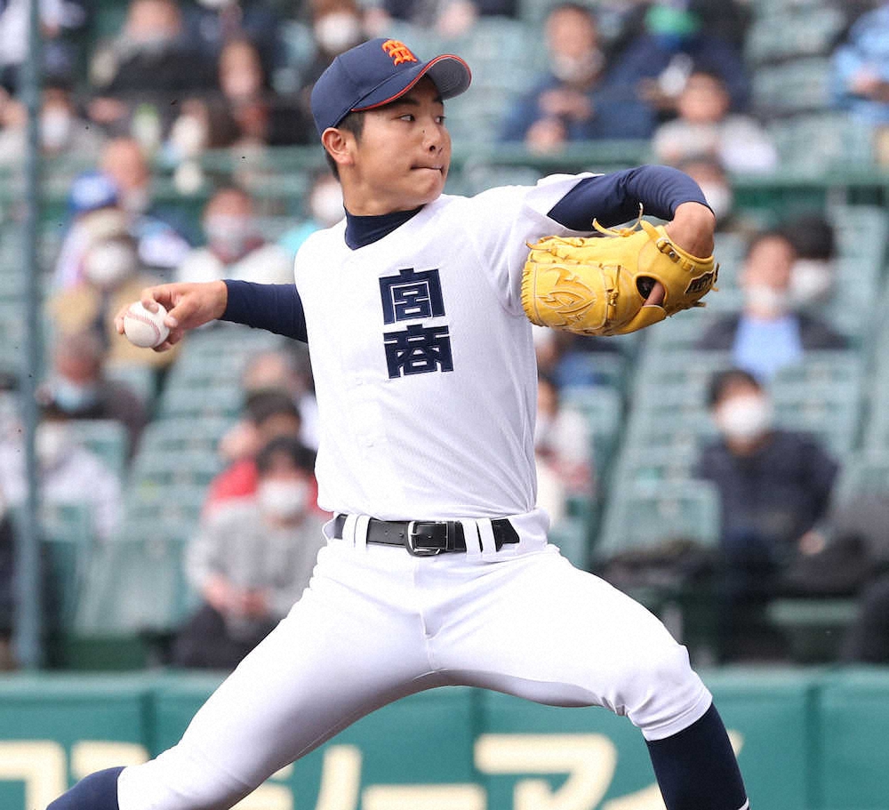 【画像・写真】52年ぶり出場の宮崎商　センバツ初勝利ならず　橋口監督「なんとか1勝をと思ったが」