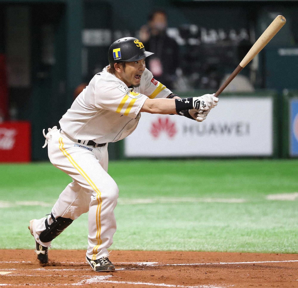 【画像・写真】ソフトB「おっさんずトリオ」パワー全開！デスパ激走、マッチ同点打からの代打・川島が決勝打