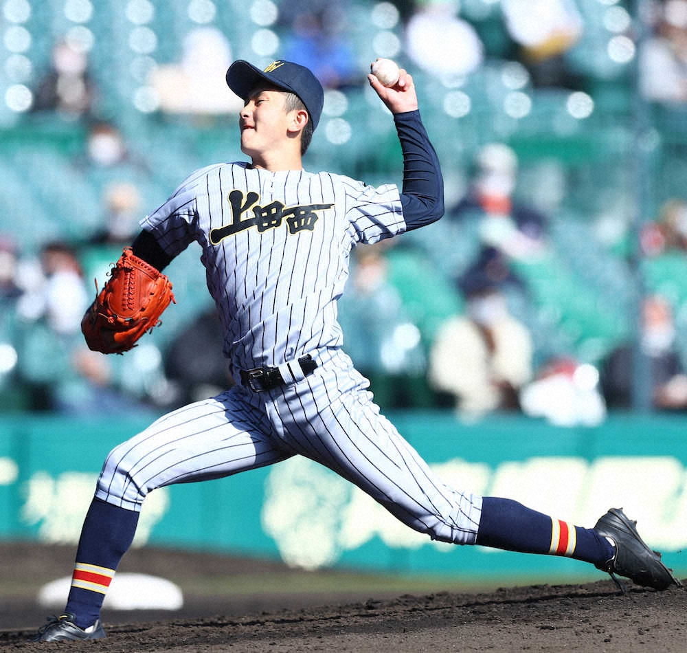 【画像・写真】初出場の上田西　エース山口162球熱投も1球に泣く「いっぱい成長できる場所でした」