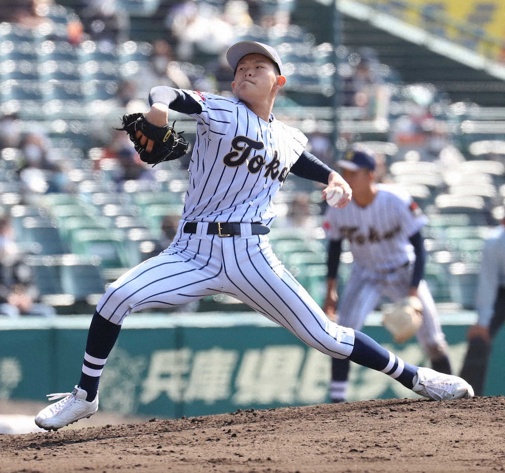 【画像・写真】東海大菅生　一発攻勢でセンバツ初勝利！鈴木悠大会第1号＆千田センバツ800号