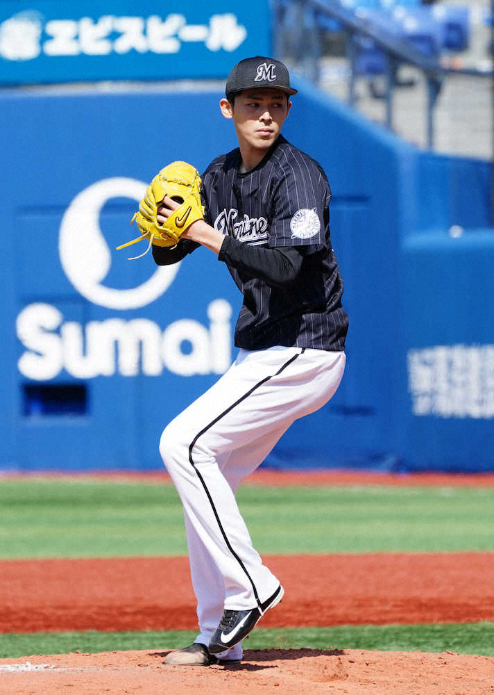【画像・写真】ロッテ・朗希、課題見えた初先発…クイック時の制球定まらずストライク率大幅ダウン