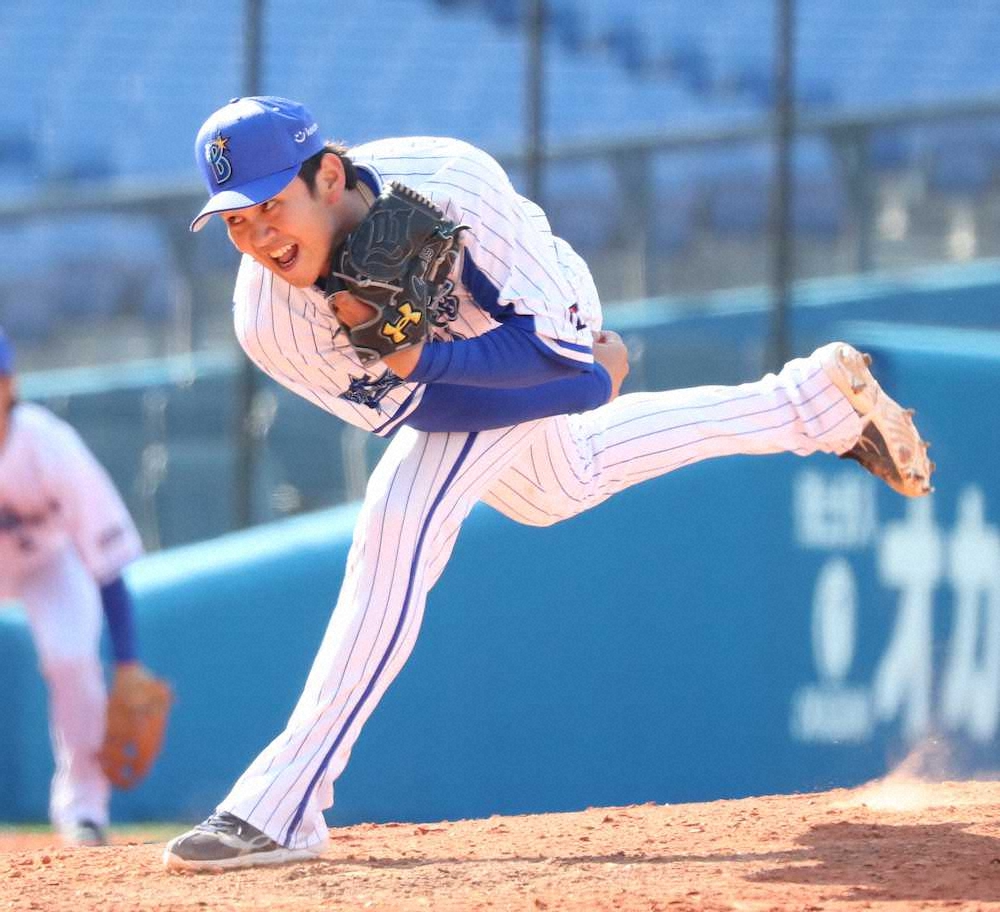 【画像・写真】DeNA・康晃　今季初1軍で変化球織り交ぜ　圧巻3連続三振