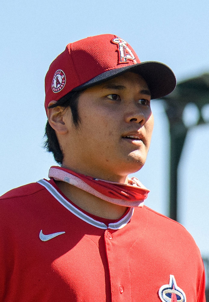 【画像・写真】エンゼルス・大谷　10戦連続安打で打率6割維持　試合前には有原と再会