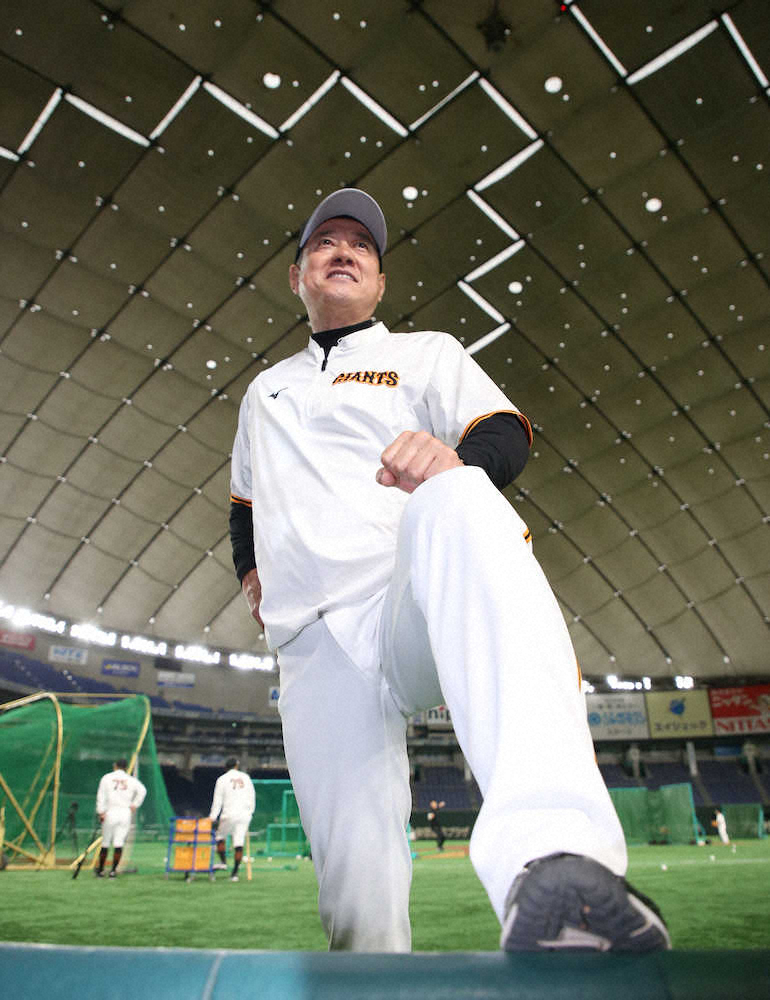 【画像・写真】巨人　東京Dで開幕前日練習　原監督らナインが感謝「桜の咲く頃に開幕を迎えることができる」