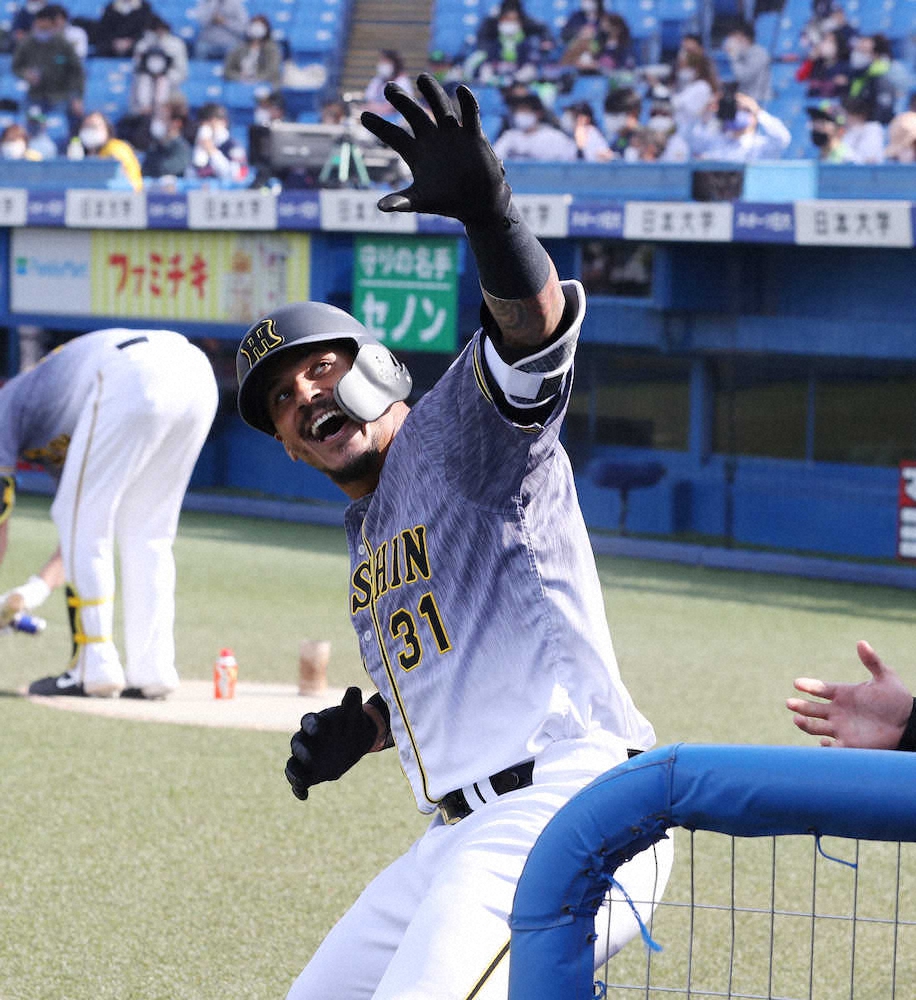 【画像・写真】阪神、出陣式で岩貞、大山の投打主将がナインを鼓舞　なぜか最後はマルテが「サア、イコウー！！」