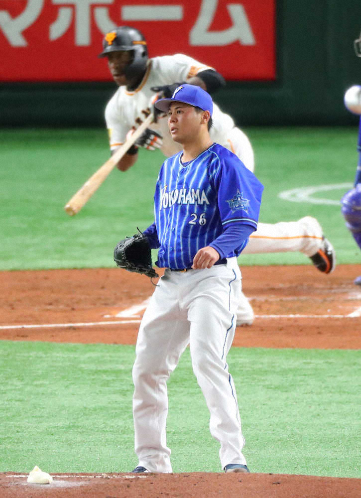 【画像・写真】DeNA・浜口　初の開幕投手も3回6失点で降板　初アウトまで34球擁するまさかの立ち上がり