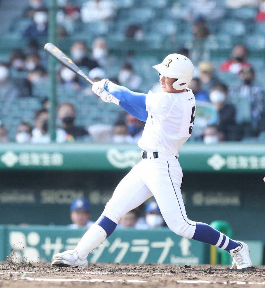 【画像・写真】春夏通算甲子園2500号メモリアル弾!　明豊・米田「今まで味わったことないくらい、うれしかった」