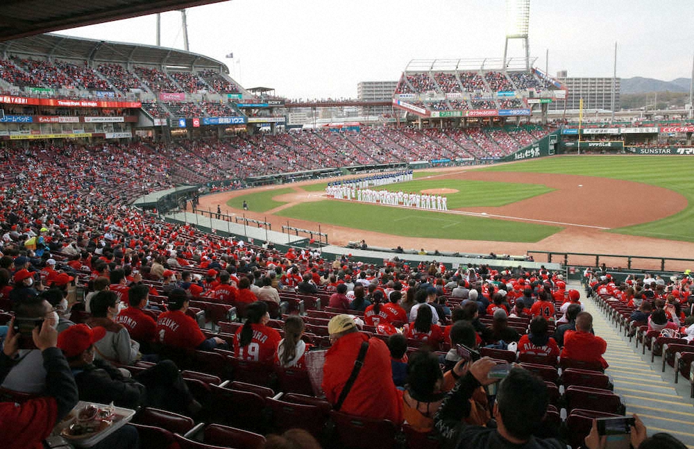 【画像・写真】プロ野球開幕!　有観客開催にセ各球場で感謝のセレモニー