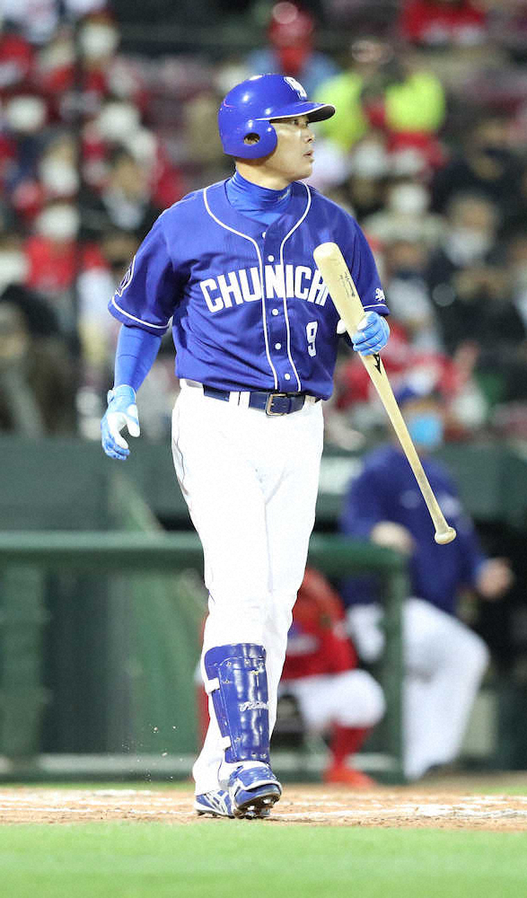 【画像・写真】中日・福留　日米通算1万打席に感慨　大先輩へ「少しでも近づいて追い越せるようにやっていきたい」