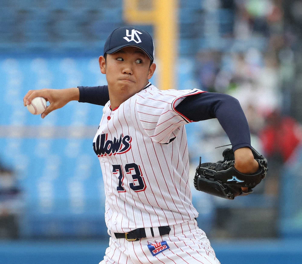 【画像・写真】ヤクルト・奥川　5回5安打3失点で降板、プロ初勝利ならず「失点の仕方がよくなかった」