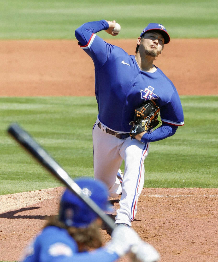 【画像・写真】レンジャーズ・有原　手応え6K　OP戦ラス投で準備完了「しっかり整えてシーズンに」