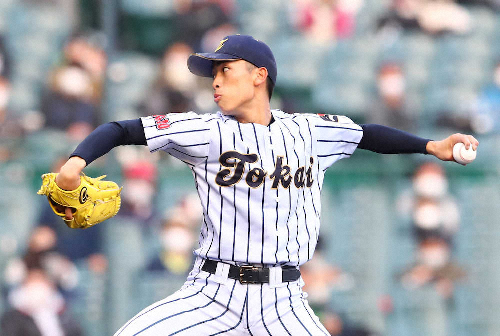 【画像・写真】東海大菅生・本田　初先発も自滅　元日本代表チームメートに雪辱誓う