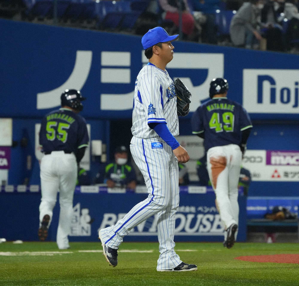 【画像・写真】DeNA、今季初勝利ならず　大貫7回1失点好投も石田＆山崎4失点で逆転負け　ヤクルトは待望初勝利