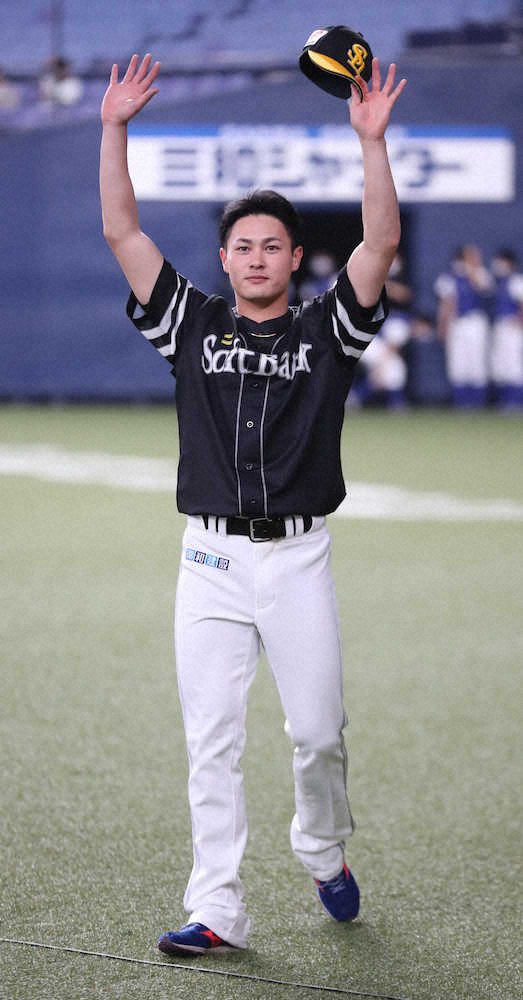 【画像・写真】“やっぱ強いわ”ソフトバンク　2年ぶりの開幕4連勝　笠谷が今季初勝利、甲斐2号　投打ガッチリ