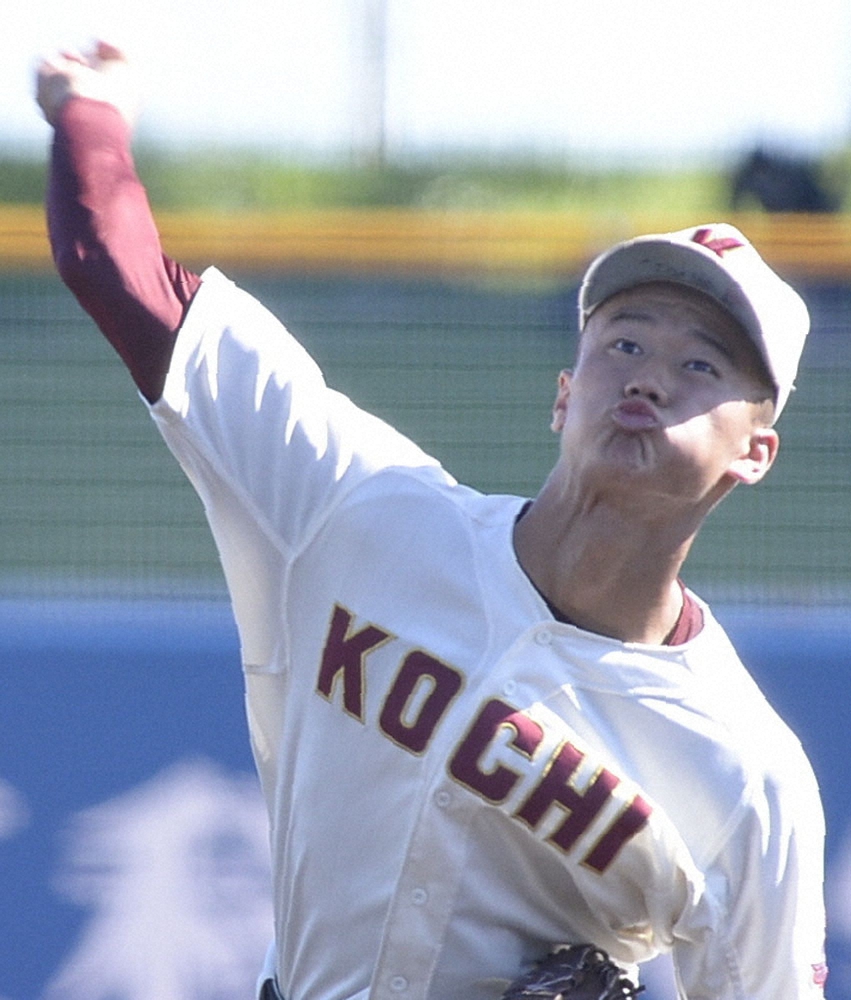 【画像・写真】高知の今秋ドラ1候補・森木　春季大会決勝で自己最速152キロ　救援で3回無失点