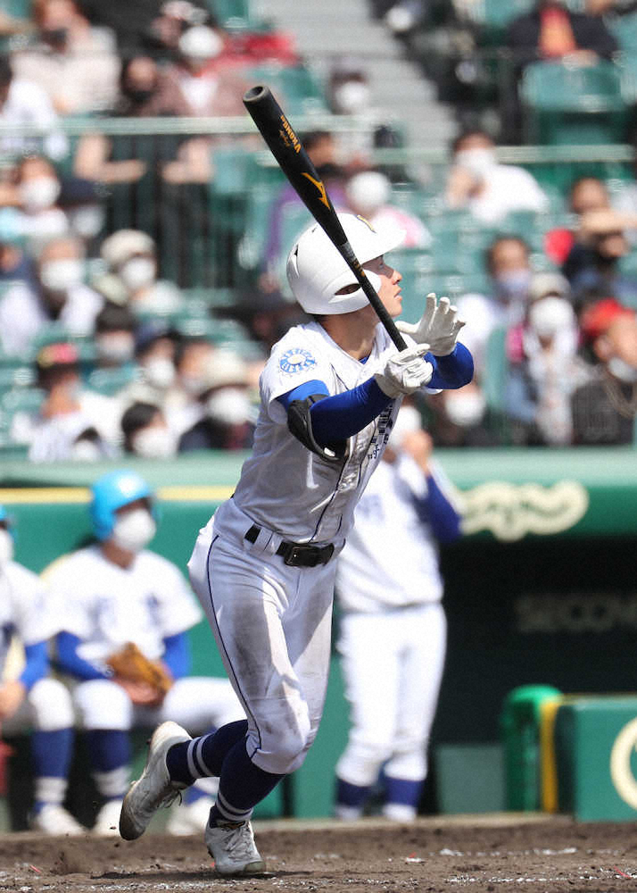 【画像・写真】守備でインパクトを残した明豊の阿南心雄　「センスがないので…」特訓の成果、大舞台で発揮