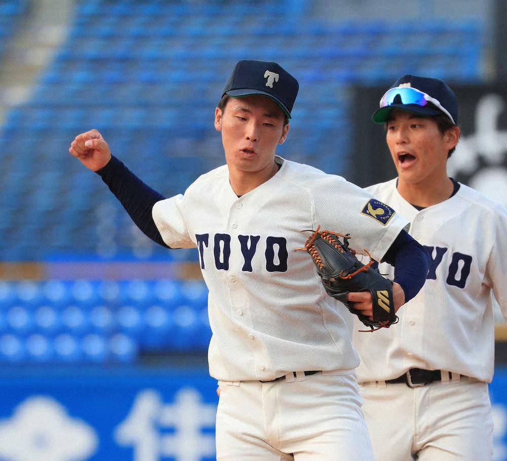 【画像・写真】東洋大　開幕連敗阻止、エース松沢「直球走って」イメージ通り7回2/3を1失点力投