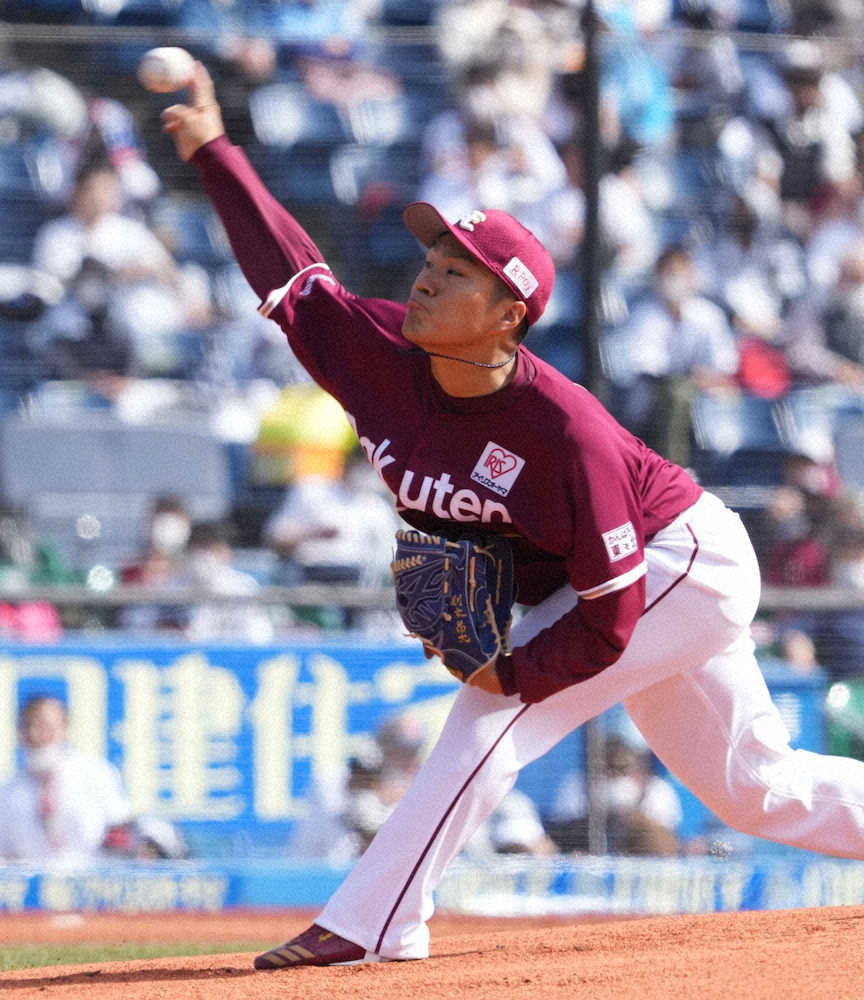 【画像・写真】楽天・則本昂　マー君流ハイボールで首位タイ導く リスクあっても自信の内角高め直球でピンチ脱出