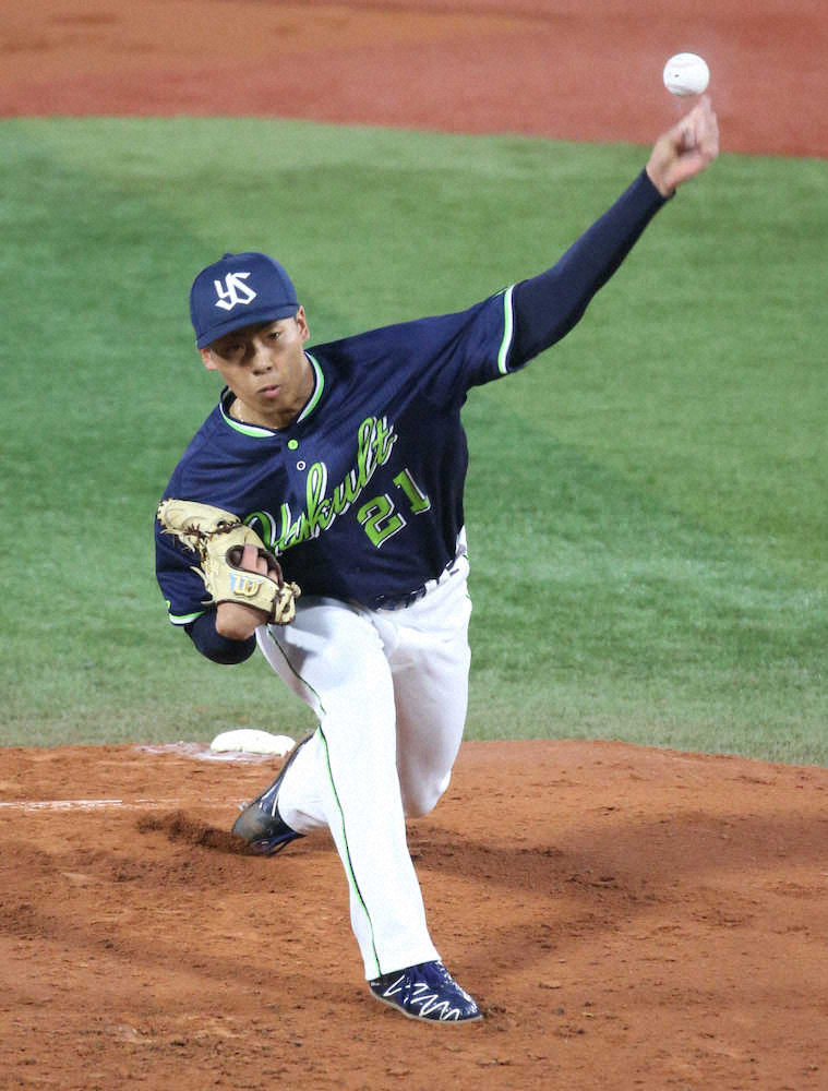 【画像・写真】ヤクルト　ドラ2山野、プロ初登板初先発も2回途中7失点KO　打線援護も2度逆転許す